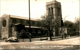 RPPC S.James Episcopale Chiesa South Pasadena Ca California Unp Cartolina T19 - £12.63 GBP