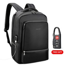 Anti theft 15.6&quot;Laptop USB Charging Women Backpack Waterproof Travel Solid Mochi - £81.08 GBP