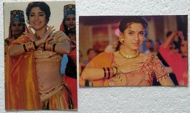2 x carte postale originale du bel acteur de Bollywood Juhi Chawla 2 car... - $34.09