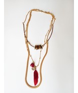 LAYERED GOLD CHAIN TRIBAL NECKLACE - $13.66 CAD