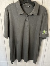 Travis Matthew Polo Shirt Men&#39;s Adult XL Grey Short Sleeve Embroidered Logo - £10.97 GBP