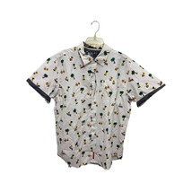Paper Denim &amp; Cloth PDC Mens 1X Colorful Tropical Short Sleeve Shirt Pin... - $18.99