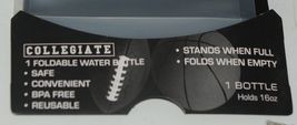 Collegiate Licensed Michigan State Spartans Reusable Foldable Water Bottle image 3