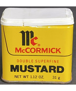 Vintage 4 oz McCormick Baltimore MD Double Superfine Mustard Tin 1977 - €3,23 EUR