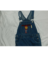 Youth Girls Classic Smiley Brand Denim Overalls size 6-6X / 22x23 - £12.32 GBP