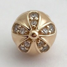 Authentic PANDORA Dazzling Daisy Rose Gold Clip Charm, 781493CZ, New - $47.49