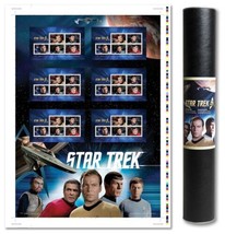 Stamps Canada Star Trek 50th Anniversary  Uncut Press Sheet May 5 2016 - £62.01 GBP