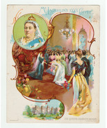 Vintage McLaughlin Coffee Trade Card The Queen&#39;s Drawing Room Queen Vict... - £27.53 GBP
