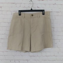 Lauren Ralph Lauren Shorts Womens 12 Beige High Rise Cotton Vintage Prep... - $24.99