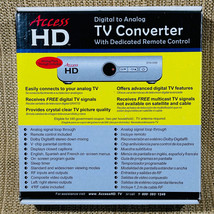 Access HD Digital to Analog TV Converter Dedicated Remote Control DTA1050 - £18.16 GBP