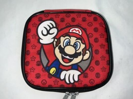 Nintendo 2DS Super Mario Red Zippered Soft Padded Nylon Travel Case - £15.56 GBP