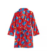Sonic The Hedgehog Boy&#39;s Red Character Print Bathrobe, Robe - $644.35 MXN
