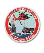 4&quot; COAST GUARD AIR STATION SECTOR HUMBOLDT BAY HOOK &amp; LOOP EMBROIDERED P... - £5.26 GBP