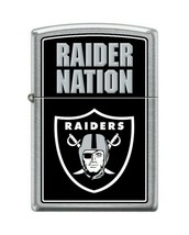 Zippo Lighter - Las Vegas Oakland NFL Raiders Nation - £22.88 GBP