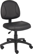 Black Posture Task Chair Without Arms From Boss Office Products. - £81.83 GBP