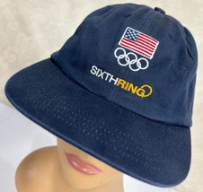 USA Olympics Team Sixth Ring Strapback  Baseball Cap Hat - £9.27 GBP