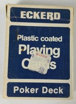 Eckerd Plastic Coated Playing Cards Poker Deck Vintage  - £7.58 GBP