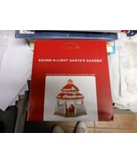Hallmark Keepsake &quot;Sound-A-Light Santa&#39;s Gazebo&quot; 2020 NEW OTHER Table Top   - €33,48 EUR