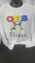 Order of the Eastern Star Long Sleeve Shirt O.E.S Performance Long Sleeve Tee - $30.00