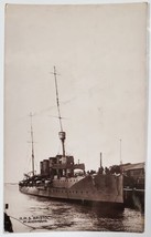 Military Ship H.M.S. Bristol at Avonmouth 1930 to Blackpool Postcard Z11 - £15.94 GBP