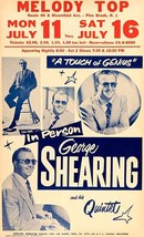 George Shearing With His Quintet - 1960 - Pine Brook NJ - Concert Poster - $9.99+