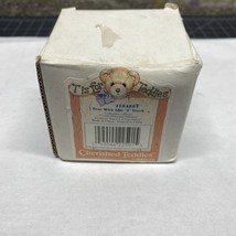 Enesco 1995 Cherished Teddies Bear With ABC &quot;T” Block Figurine 158488T. - $12.00