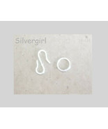 3 Choices 12mm/1/4&quot; Hook and Eye Jewelry Findings - Silver - Gold Plate ... - $4.78 CAD+