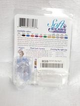Soft Claws Nail Caps  Size Medium 9-13 Lbs  For Cats 40count Blue image 2