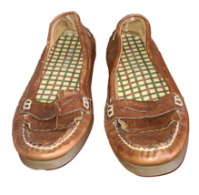 Sperry Top Sider Women’s Sz7.5  Shoes Avery Kiltie Loafers Brown Leather - €16,76 EUR