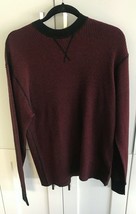 Alexander Wang Men Waffle Ribbed Woven Shirt  Size Small Red/Black Original $225 - $89.00