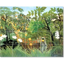 Jean-Jacques Rousseau Poster Art Painting Ceramic Tile Mural BTZ23063
