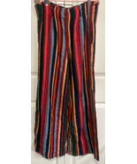 Wide Leg Multicolor Striped Pants by FARM for Anthropologie Size M Gorge... - €17,05 EUR