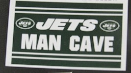 NFL New York Jets Logo on 3&#39; x 5&#39; MAN CAVE Flag by Fremont Die - £19.92 GBP
