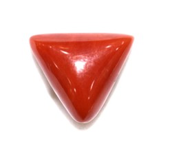 Red Coral Triangular - 5.91 Carats - Italian - IGL Certified - $173.25