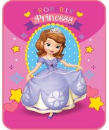 DISNEY PRINCESS NEW TWIN SIZE SOFT GIRL KIDS BED CHILDRENS RASCHEL THROW... - £39.83 GBP