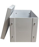 CheckOutStore White 7" Vinyl Record 45 RPM Storage Box II - $29.44+