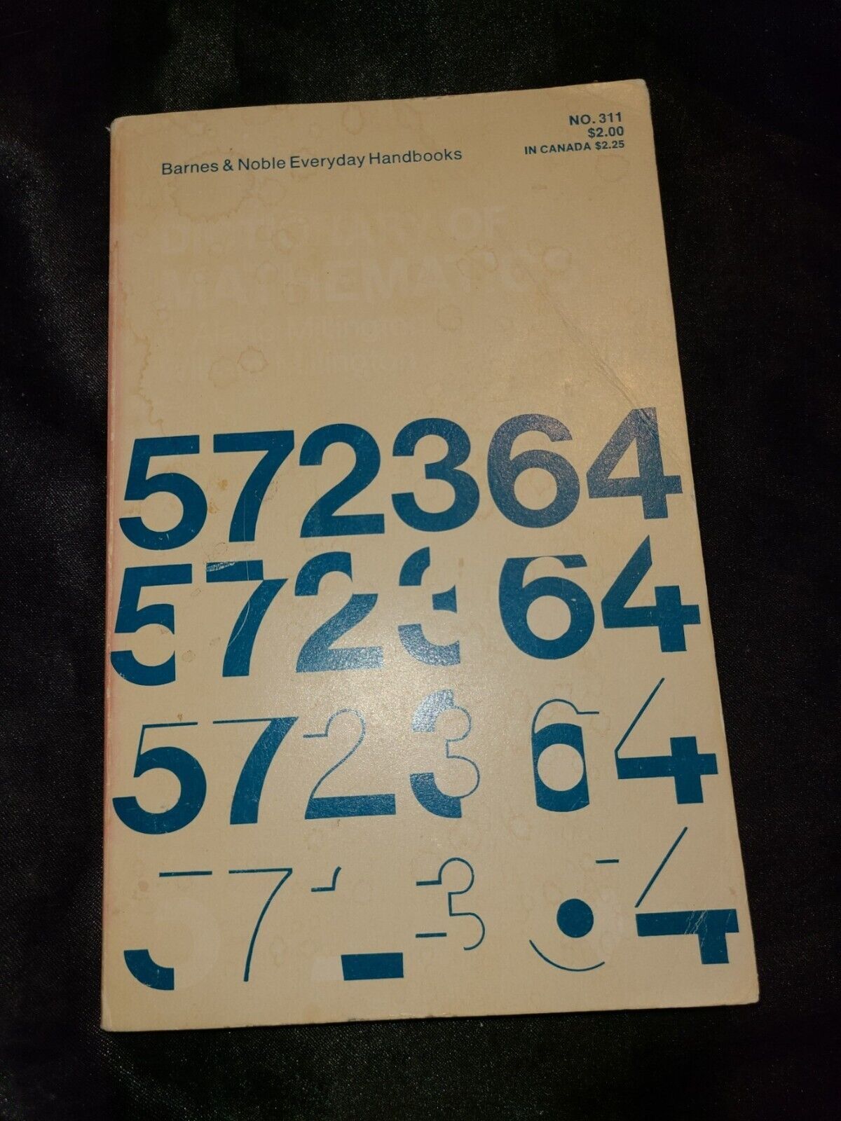 Dictionary of mathematics (Barnes &amp; Noble everyday handbooks, no. 311) - $6.92