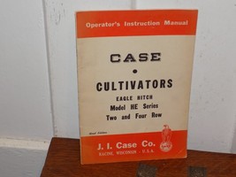 Vintage 1952 Case Cultivators Eagle Hitch Model HE Series 1st Ed Booklet - $439.27 MXN