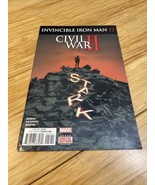Marvel Comics Civil War II #12 Iron Man Comic Book KG - $216.98 MXN