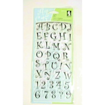 Inkadinkado Alphabet Clear Stamps Curly Font 4 x 8-in Sheet Scrapbook Cr... - $16.37