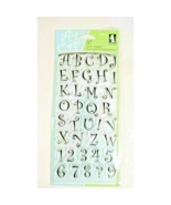 Inkadinkado Alphabet Clear Stamps Curly Font 4 x 8-in Sheet Scrapbook Cr... - $301.67 MXN