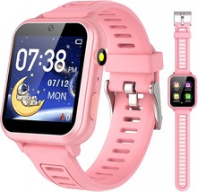 Kids Game Smart Watch Gift for Girls Age 6-12, 24 Puzzle Games HD Touch Screen - £40.75 GBP