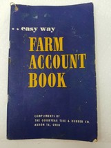 Goodyear Farm Account Book Filled Transactions Akron 16 Vintage 1944  - $14.20