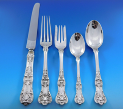 English King by Tiffany &amp; Co Sterling Silver Flatware Set Service 40 pcs Dinner - £4,436.49 GBP