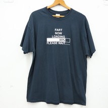 Fart Now Loading... Funny Gag Dad Shirt Gildan Heavy Cotton Size XL Blac... - £14.91 GBP