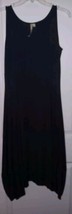 Comfy USA Tank Dress Size S Black Sleeveless Tulip Hem - £24.03 GBP