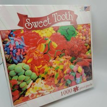 Sweet Tooth Colorful Candy Gummy Worms Jigsaw Puzzle 1000 Great American... - $20.00