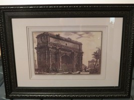 Veduta dell&#39;Arco di Settimio Severo Vedute di Roma Etching print RARE vintage - £2,627.19 GBP
