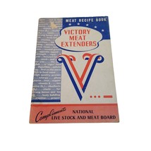 Victory Meat Extenders Meat Recipe Book Vintage World War II War Bonds WWII - $24.94