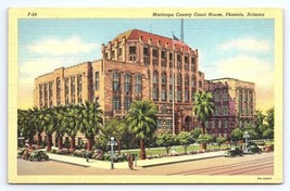 Postcard Maricopa County Court House Phoenix Arizona Curt Teich Co. - £2.96 GBP